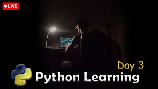 🔴 Python Practice Live | Day 3 – Learn & Solve Programming Problems Together!
