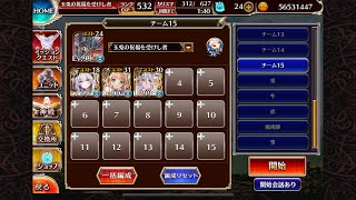 【千年戦争アイギス】統帥の塔　第28階層　145200pt