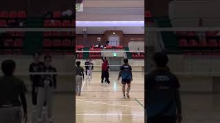 #バレーボール #混合バレー #大会 #volleyball #spike #receive #toss #block #sports #shorts