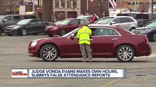 Judge Vonda Evans makes her own hours, submits false attendance reports