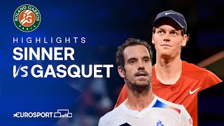 Richard Gasquet vs Jannik Sinner | Round 2 | French Open 2024 Extended Highlight