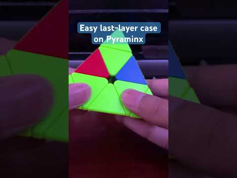 Easy Last Layer Case On Pyraminx Youtube