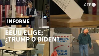 ¿Trump o Biden? EEUU vota en unas elecciones bajo máxima tensión | AFP