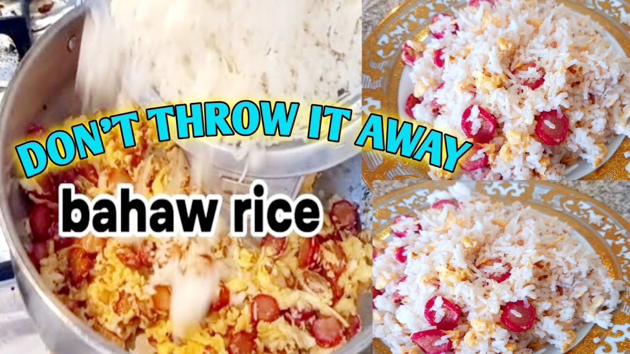 How We Cook If There Have Leftover Rice Called Bahaw Rice Don T Throw
