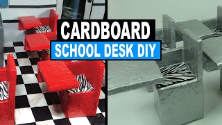 How to Make Miniature School Desks