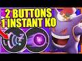 Gengar deals Broken amounts of Damage!! Delete every Attacker with 2 Buttons | Pokemon Unite