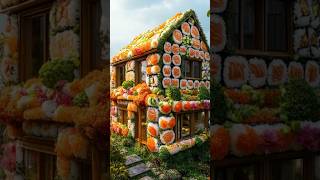 🍣 Sushi Dream House 🍣 #sushi #house #love #cooking #luxury #funny #funnyshorts #dream