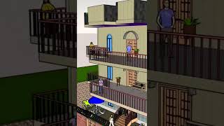 House Design 50x90 full details drawings and Structures Design available. Full video on channel.