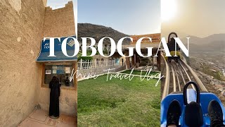 Toboggan adventure in Taif, Saudi Arabia!