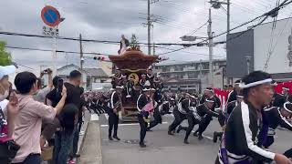 令和6年八田荘だんじり試験曳き