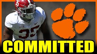 Jeremiah Alexander Transfers to Clemson