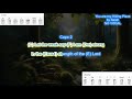 You Are my Hiding Place NO VOCAL (capo2) by Selah play along with scrolling guitar chords and lyrics