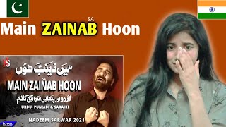 Indian Reaction on Main Zainab Hoon | Nadeem Sarwar | 2021 | 1443