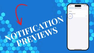 How to Enable Notification Preview On iPhone 16 Lock Screen