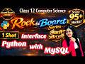 Interface Python with MySQL | Python and MYSQL Connectivity 1 Shot  | CBSE Class 12 Computer Science