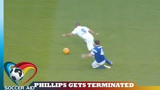 The Terminator Meets Mark Clattenburg | Soccer Aid