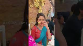 ARISHA Apni Sister k sath Walima k event me Mastian #arisharazikhan #sister #bts #event #tkdvidzpr