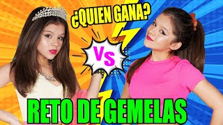 👑🎀 ¡¡RETO DE GEMELAS!! 🎥 KARINA VS MARINA