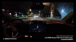 Tesla FSD Downtown in All-new Tesla Model 3 Performance