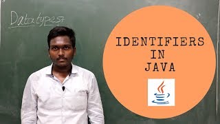 IDENTIFIERS IN JAVA IN TELUGU