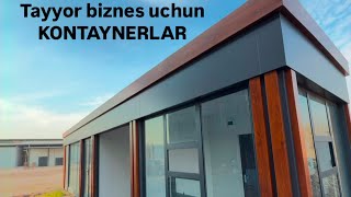 Tayyor biznes uchun kontainerlar || Sifatli va arzon kontaynerlar