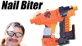 Nerf NailBiter ゾンビストライクサバイバル 8連射釘打ち銃型ナーフ玩具