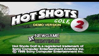 Hot Shots Golf 2 PS1 Demo Gameplay