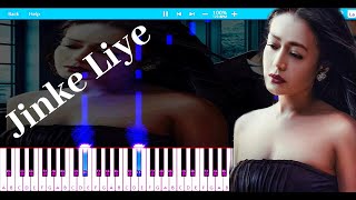 Jinke Liye | Neha Kakkar | Piano Cover | Tutorial | Hitesh Dantani | Synthesia