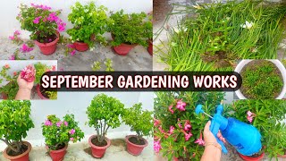 SEPTEMBER GARDENING WORKS | MONTHLY IMPORTANT GARDEN WORKS 🏡😍