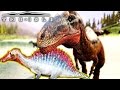 The Isle - SPINO SKINS & SIZE COMPARISON TO REX, ACRO PROGRESSION & BEST TRIKE DEFENSE ( Gameplay )