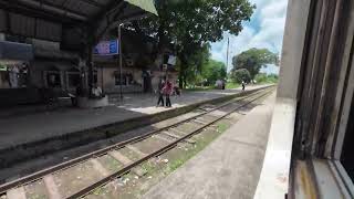 Furious high speedy Kurigram Express throughing Kholahati RS | BD Rail Fans