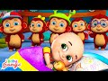 Ten In The Bed ( Monkey Number Counting ) | Roll Over Roll Over | Nursery Rhymes & Kids Songs