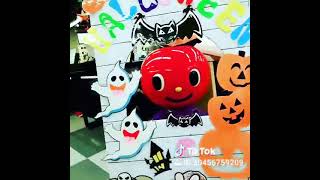 西村楽器 ハロウィンの顔ハメ