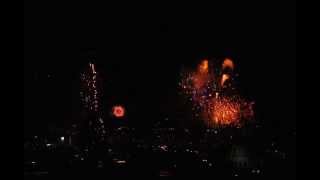 Paris Bastille Day 2014 Fireworks over the Eiffell Tower - Part 7