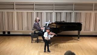 Seitz violin concerto No.1 1st movement play by Felix. (5 years old) @ColburnSchoolLosAngeles