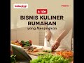 6 ide usaha makanan rumahan dengan modal sedikit