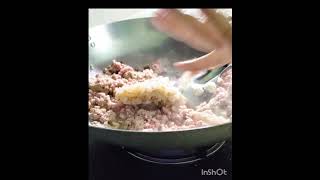 Cách làm nhân chả giò tôm thịt đảm bảo ăn là ghiền 😂 #cooking #food