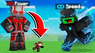 JJ and Mikey Became ANT MAN and ZOOM in Minecraft - Maizen