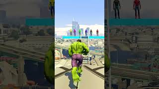 GTA 5 Epic Ragdoll | Spider-Man Jumps/Fails ep. 425| #shorts #viral