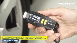 MICHELIN 12290 Digital Tyre Pressure Gauge with Key Ring