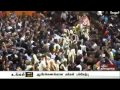 thousands of devotees witness gudiyatham gangai amman festival