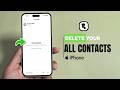 How to Delete ALL Contacts on iPhone (2026)