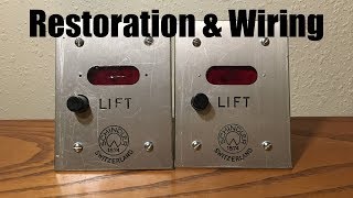 Elevator Part Restoration and Wiring: Vintage Schindler Buttons