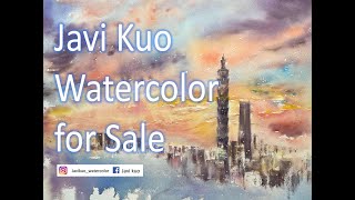 【郭進傑水彩】Javi Kuo Watercolor for Sale 郭進傑水彩作品展售