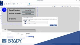 How to Prompt at Print | Brady Workstation