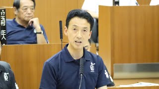 令和5年6月福井市議会定例会　7月4日本会議（一般質問１５）浦上逸人議員 手話通訳挿入