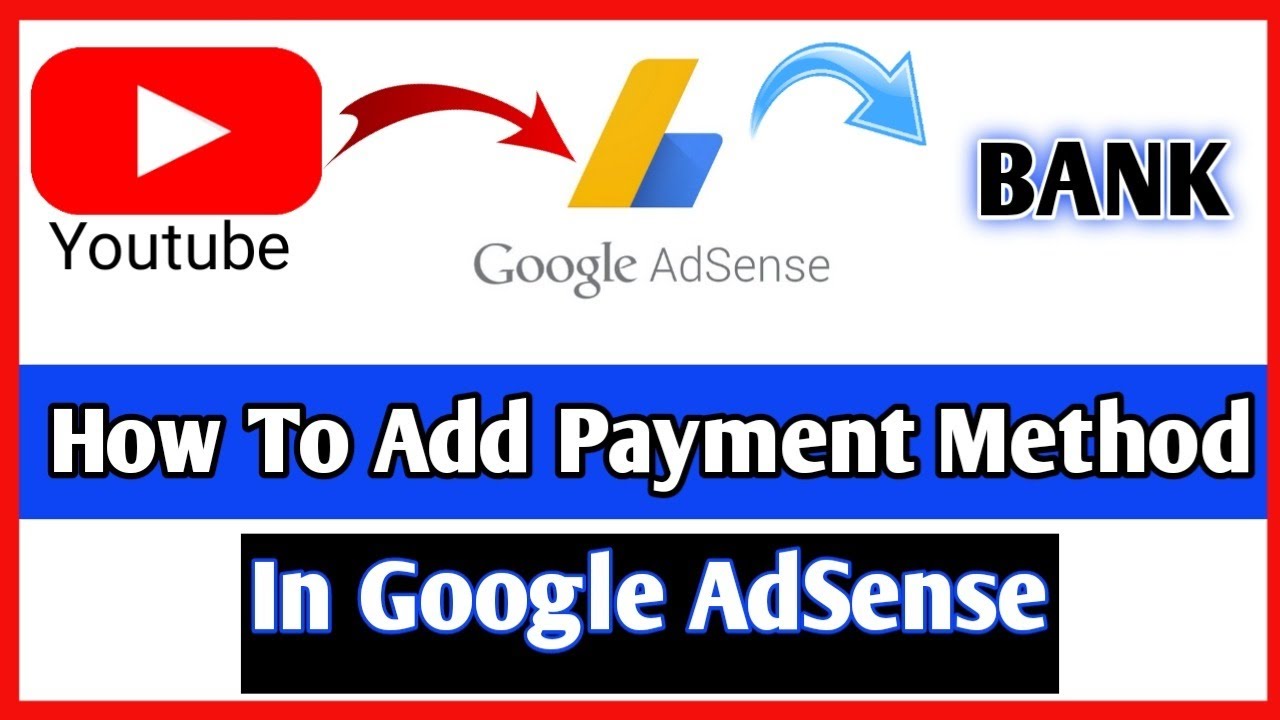 How To Add Payment Method In Google Adsense || Link Bank Account With ...