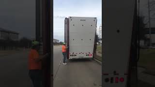 Opening up trailer