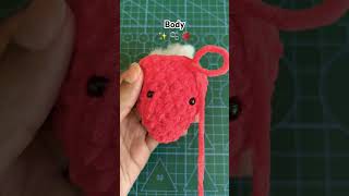 Crochet strawberry #crochet #amigurumi #jellycat #relatable #strawberry #fypviralシ #cute #preppy