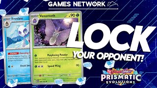 Lock Your Opponent! - Venomoth/Froslass Deck Profile (Prismatic Evolutions) 🧊